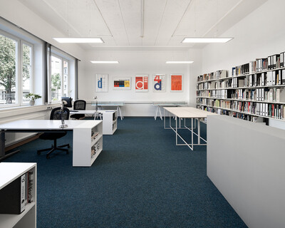Blick in den Lesesaal des documenta archivs