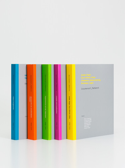 The 5 readers positioned slightly diagonally next to each other