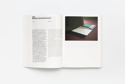 Innenansicht mit Text und Foto