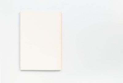 Weißes Cover des Ausstellungskatalogs der documenta 6.